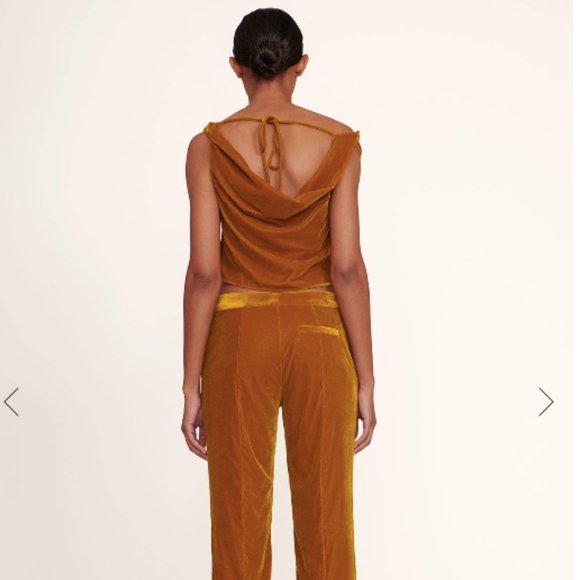 NWT STAUD VIVIANNE TOP OCHER - MEDIUM - Picture 5 of 8